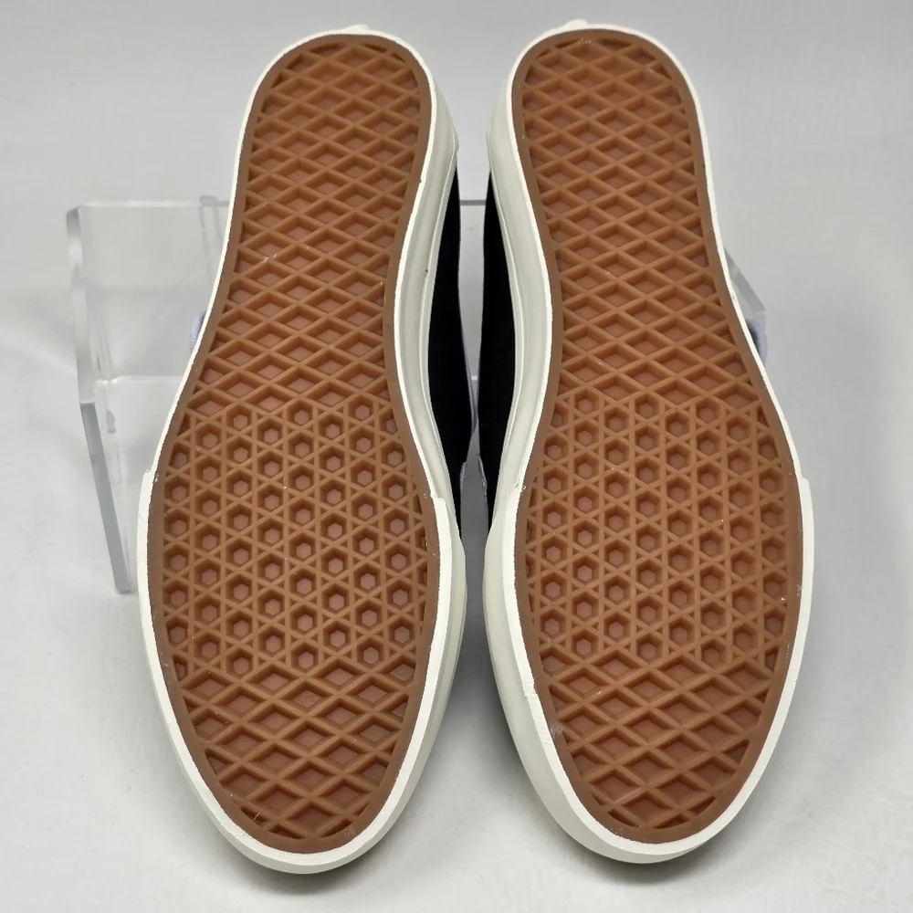 Vans Mary Jane Women's Black White Blue Buckle Design Sneakers 500714 Size 5 New
